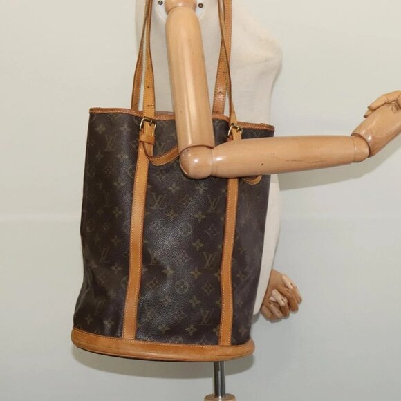 LOUIS VUITTON Monogram Bucket GM Shoulder Bag M42236 LV Auth 139561 - Picture 1 of 16
